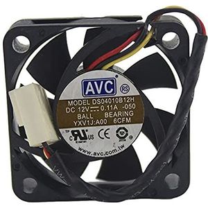 AVC DS04010B12H 40 * 40 * 10 12V 0.11A 3-wire speed hard drive box fan