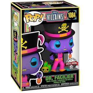 Funko POP Disney: Villains- Dr.Facillier (Blacklight), 60394, Multi kleuren, One Size