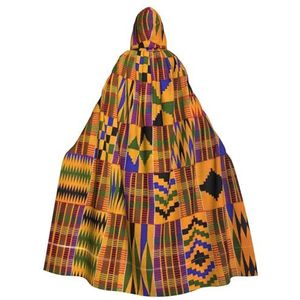 YQxwJL Afrikaanse etnische patroon print capuchon lange lengte cape unisex capuchon Halloween kerst mantel kostuums party cape