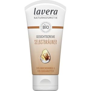 lavera Zelfbruinende gezichtscrème, natuurlijke bruining, hydraterend, veganistisch, natuurlijke cosmetica, 50 ml