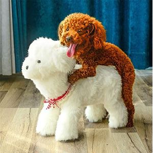 JIAWEIIY Siliconen Simulatie Paring Hond Speelgoed Mannelijke Huisdier Estrus Vent Hond Speelgoed Voor Kleine Honden Bulldog Teddy Hond Accesories Vent Sex Simulatie (L)