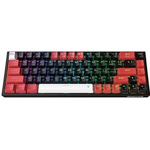 Redragon K631 Pro 65% draadloos toetsenbord voor RGB-games, 68 toetsen, compact mechanisch toetsenbord, hot-swap, met gratis hot-swap PCB-aansluiting en pijltjestoetsen, Amerikaanse lay-out