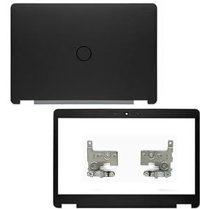 WANGHUIH Top Case LCD-achterklep achterdeksel + rand + scharnieren compatibel met Dell Latitude 7270 E7270 laptop Non-touch versie