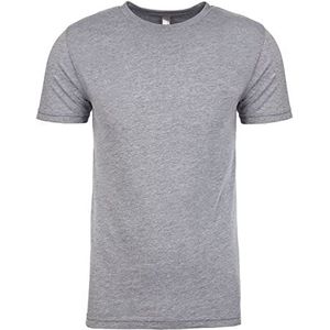 Next Level Heren Tri-Blend T-shirt met ronde hals, Premium Heather, XXL