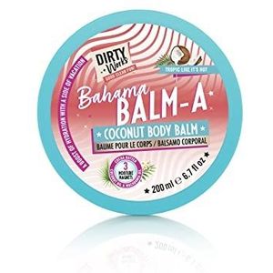 Dirty Works Bahama Balm-A Coconut Body Balm, Vegan Moisturiser, 200ml