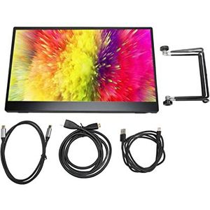 Monitor, Draagbare Monitor 15.6 Inch Oogbescherming 1080P FHD 1920x1080 IPS Scherm Ultradun Voor Note S9 Voor PC Voor Mate10pro
