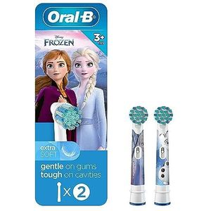 Oral-B Extra zachte vervangende opzetborstels voor kinderen met Disney's Frozen, 2 Count, Kids 3+