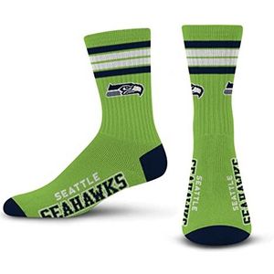 Seattle Seahawks Adult Stripe Deuce Sok - Groen,