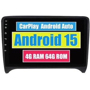 RoverOne Auto Stereo CarPlay Hoofd Unit voor TT 2 8J 2006 2007 2008 2009 2010-2014 Android Auto Touchscreen Sat Navi Bluetooth WiFi Radio Speler