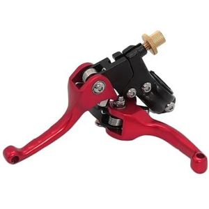 Motorfiets Gemodificeerde Accessoires ASV Handvat Anti-val Remhendel Koppeling Bull Hoorn CRF KLX YZF RMZ ATV Off-Road Remhendel Voor Motorfietskoppeling (Color : Red)