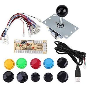 Arcade Buttons DIY Kit, Zero Delay Sensitive Arcade DIY Kit, Professioneel for Fight Stick Mame