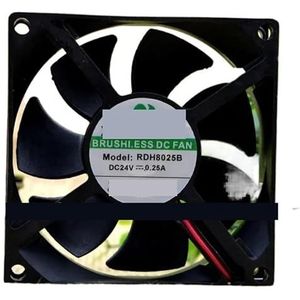 CPU Cooler Fan For RUTLAN RDH8025B2 8025 8cm 24V 0.15A Silent Cooling 80 * 80 * 25mm