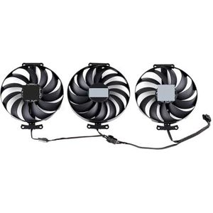 95MM CF1010U12D koelventilator voor ASUS voor Radeon RX 6950 6900 6800 6700 XT TUF OC grafische kaartventilator CF1010U12S FDC10U12S9-C(Black 3-Fan CF1010)