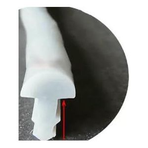 1/3/5 meter volledige grootte siliconen rubber T-vormige afdichtingsstrip deur raam glas kiervuller geluidsisolatie waterdicht winddicht-T-10 5x7mm-3 M
