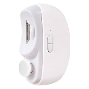 Elektrische Nagelclip Veilige en Hygiënische Nagelknipper voor Duurzame Draagbare Elektrische Nagelknippers Nagelbenodigdheden Nagelsnijder Wit