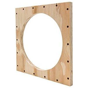 Auralinear Wood Front Plate met uitsparing gat voor 8 inch In-Ceiling Speakers