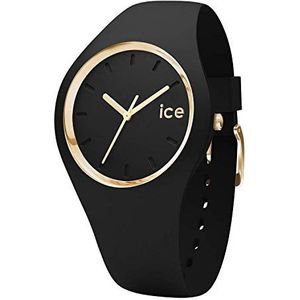 Ice-Watch - ICE glam Black - Zwart dameshorloge met siliconenband - 000918 (Medium)