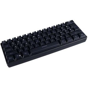 Gamingtoetsenbord 61 Toetsen Membraantoetsenbord Bedraad Computertoetsenbord RGB-achtergrondverlichting Ruimtebesparend 3 Modi voor Kantoor en Thuis (BLACK)