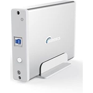 Sonnics 1 TB zilveren externe harde schijf USB 3.0 compatibel met XBOX ONE / PS4 / Windows PC/Mac (desktop niet draagbaar)