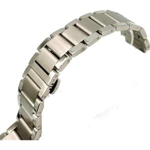 LUGEMA Vervangende Banden Compatibel Met Hublot 26 Mm * 19 Mm Metalen Roestvrijstalen Horlogeband Compatibel Met HUBLOT-serie Horlogeband Polsarmband (Color : Silver, Size : 26mm-19mm)