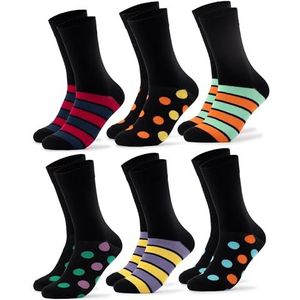 Occulto - Moritz - Herensokken - Kleurrijk - Pak van 6 - Stippen en Strepen