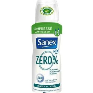 Sanex Zero% Deodorant, gecomprimeerd, Protect & Control, 100 ml, 3 Stuk