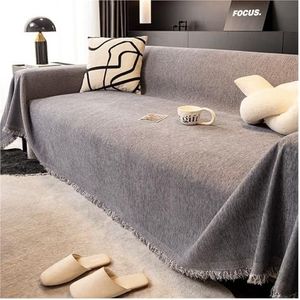 Waterdichte bankhoes deken dikker meubelhoes duurzame stof stofdicht anti-kras huis woonkamer decor ( Kleur : Gray , Size : 180x340cm )