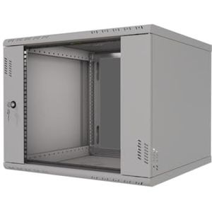 Stalflex Rack 19 inch 9U 600 mm PRO - Staal voor zware toepassingen - Rack en kasten voor netwerkapparatuur - Rackkast compatibel met planken