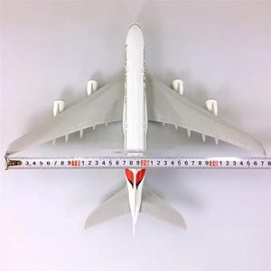 Legering Diecast Vliegtuig Model A380 36CM 1:200 Vliegtuigmodel ABS Plastic Vliegtuigvliegtuig Speelgoed Voor verzameling