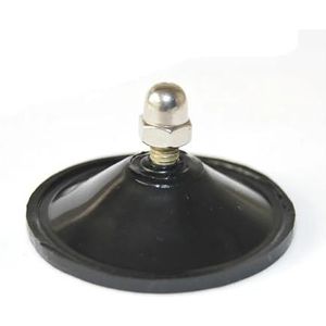 zuigheffer, Zuighaken Draaien 10 stuks Accessoire Cups Pad Elementen Glas Moer Duim PVC Sukkels Onderdelen(Nero)