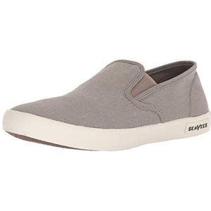 SEAVEES Men's Baja Slip On Classic Sneaker, Tin Grey, 16
