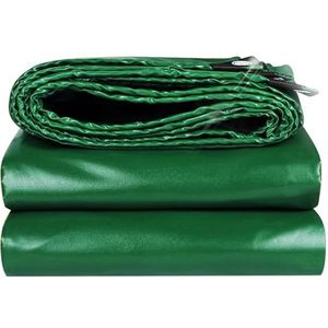 UZAMIRLEX Transparant afdekzeil voor buiten, netzeil voor de vloer met oogjes, groen, verschillende maten (3 x 3 m)