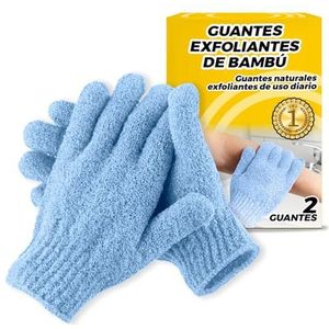 Body Scrub-handschoen – lichaamscrubspons – crin-handschoen – reiniging en peeling – verwijdert dode cellen, verbetert de doorbloeding, maakt de huid glad – alle huidtypes – verpakking van 2 stuks