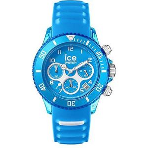 Ice-Watch - ICE aqua Malibu - Blauw herenhorloge met siliconen armband - Chrono - 012736 (Maat L)