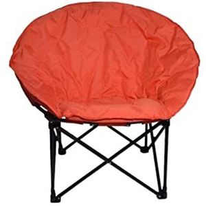 Outdoor Stoelen Campingstoel Klapstoel Draagbare Vissen Camping Stoel Opvouwbare Uitgebreide Wandelstoel Outdoor Vrijetijdsstoel Strandstoel Klapstoelen Kampeerstoelen (Color : Orange)