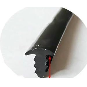 1/3/5 meter volledige grootte siliconen rubber T-vormige afdichtingsstrip deur raam glas kiervuller geluidsisolatie waterdicht winddicht-T-11 6.5x7mm-3 M