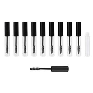 10 stuks lege mascara wimpergroeiolie tube container met wimperborstel, 4,1 * 0,63 inch, 10 ml