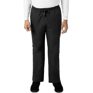 Carhartt Scrubs C55013 Unisex Force Modern Fit Elastische Taille Broek - 3X-Large Kort - Zwart