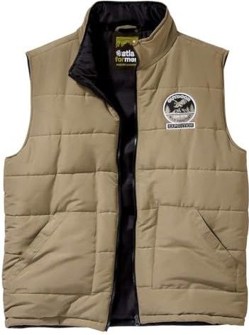 ATLAS FOR MEN - Gewatteerd vest - XXL, taupe, XXL