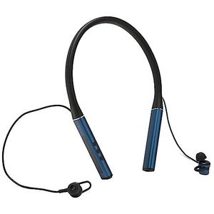 Nekband -hoofdtelefoon, Draadloos Comfortabel Dragen Ruisonderdrukking HiFi Stereo Bas Magnetische Nekband Oortelefoon IPX7 Waterdicht voor Hardlopen voor Sport (Blauw)