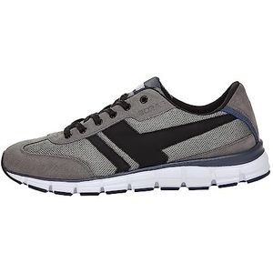 Boras Fashion Sports Goal 5250-1578 Sneakers voor heren, verkrijgbaar in grote maten, grijs, Grijs Navy Black, 53 EU