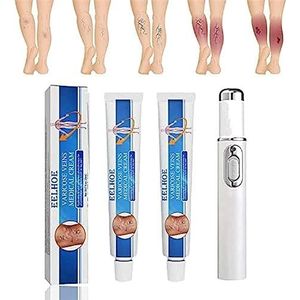 Vein Health - Blue Light Treatment Kit - Voor Spataderen - 2 Crème + 1 Pen