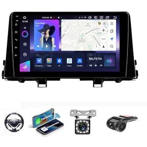 Android 13 Auto Stereo MP5 Player 9'' Screen Autoradio Voor KIA Morning picanto 2017-2020 Car-play Android Auto GPS-navigatie Bluetooth RDS FM AM DAB+ Radio Stuurbediening Voice Control(NF-5 8Core 4+6