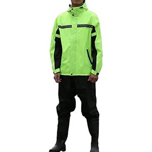 Regenjas，Waterdicht Jasje，Motorfiets Regenkleding Waterdichte regenjas Regenpakken for mannen Vrouwen Waterdichte, ademende regenkleding Jas met broek Broek Unisex regenkleding Winddichte regenjassen