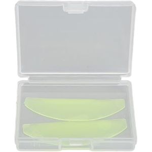 Lash Perming Curler Shield, Draagbare Herbruikbare Permanente Wimperkruller voor Schoonheidssalon (Geel Roze)