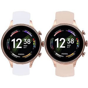 Giaogor Armband compatibel met Fossil Gen 6-smartwatch, sportieve siliconen klassieke vervangende horlogeband voor Fossil Gen 6 42 mm smartwatch