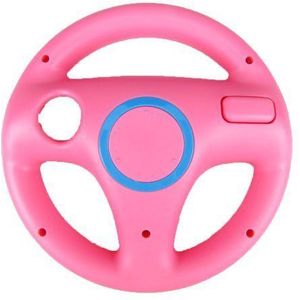 AMEEGO Stuurwiel Design Stand Mario Kart Racing Game Stuurwiel Stand Voor Wii Game Controller (Roze)