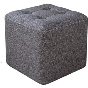 Thuis Hoogwaardige Woonkamer Lage Kruk Massief Hout Stevige Schoenwisselstoel(Gray,35)