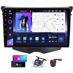 Android 13 Dubbel DIN autoradio voor Hyundai Veloster FS 2011-2017-GPS Navi | Gratis achteruitrijcamera| 9 inch Scherm met Carplay Android Auto/FM RDS DAB/Bluetooth/SWC/DSP Stereo(NF-4)