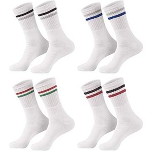 Sockenversandhandel Heren Athletic Sokken - Wit -, Witte curling, 39-42 EU